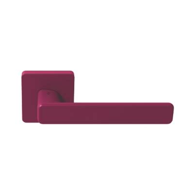 Paire de béquille MOOD DUE Q sur rosace carrées C10 violet
