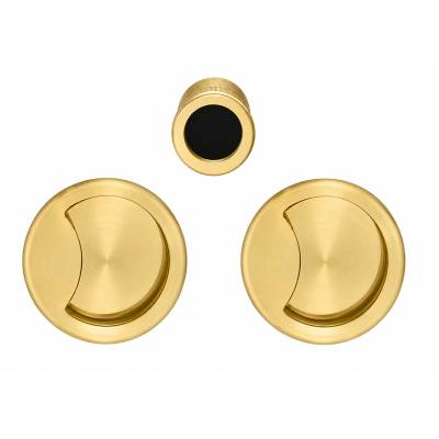 Cuvette encastrée OPEN Ø 57 mm,laiton mat