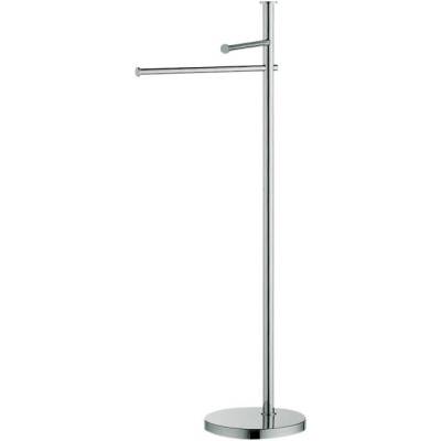 Console porte-serviette à poser, chromé, PLUS