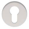 Paire de rosaces rondes MOOD ONE/DUE clé I (BC),C04 Silver