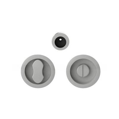 Cuvette encastrée MOOD ONE ronde Ø 57 mm sans serrure ,C04 Silver