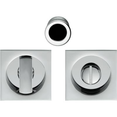 Cuvette encastrée OPEN SQ, sans serrure, carrée 57 mm, chromé mat
