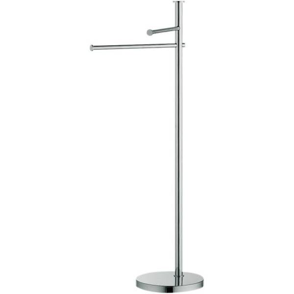 Console porte-serviette à poser, chromé, PLUS