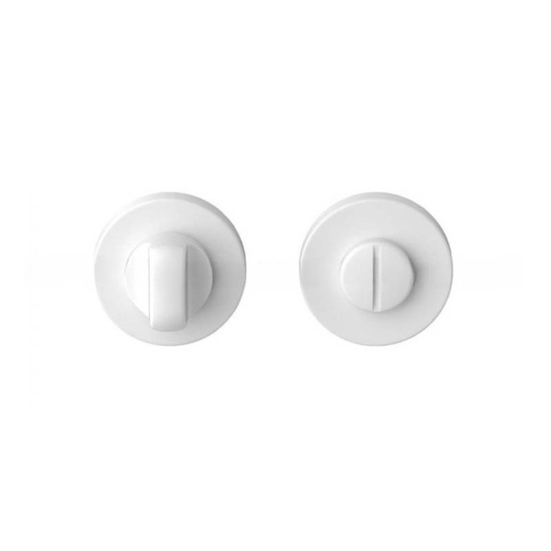 Paire de rosaces rondes conda sans voyant (BC) MOOD ONE C01 blanc
