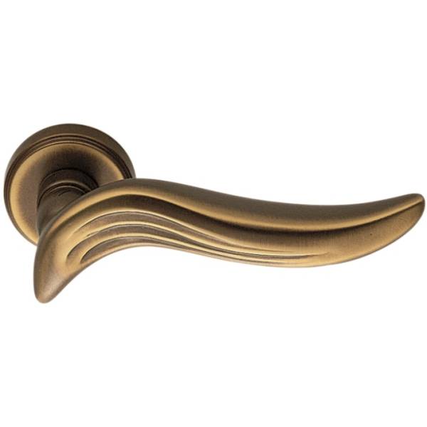 Paire de béquilles PIUMA sur rosace ronde, bronze