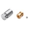 Patère Ø 14 mm, inox brossé 316