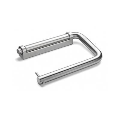 Dérouleur papier WC Ø 14x145x94 mm support inox, inox brossé 316