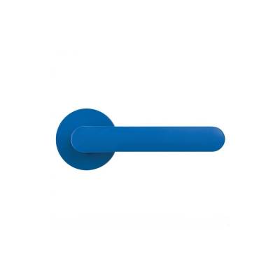 Paire de béquille MOOD ONE sur rosace ronde C12 Bleu capri