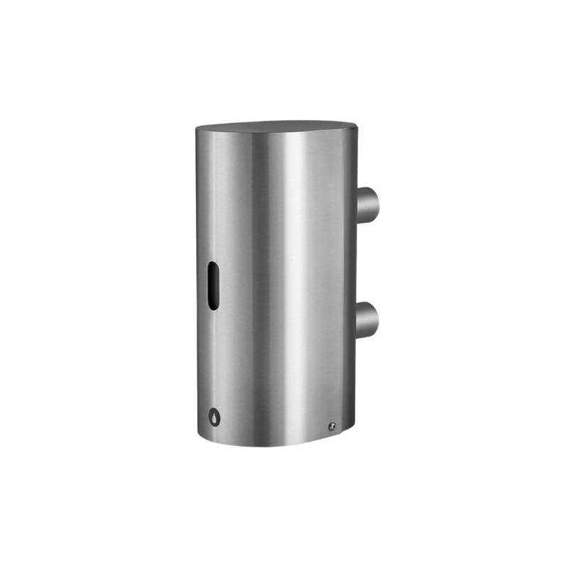 Distributeur de savon mural automatique Ø 107x255 mm, 800 ml, inox brossé 316