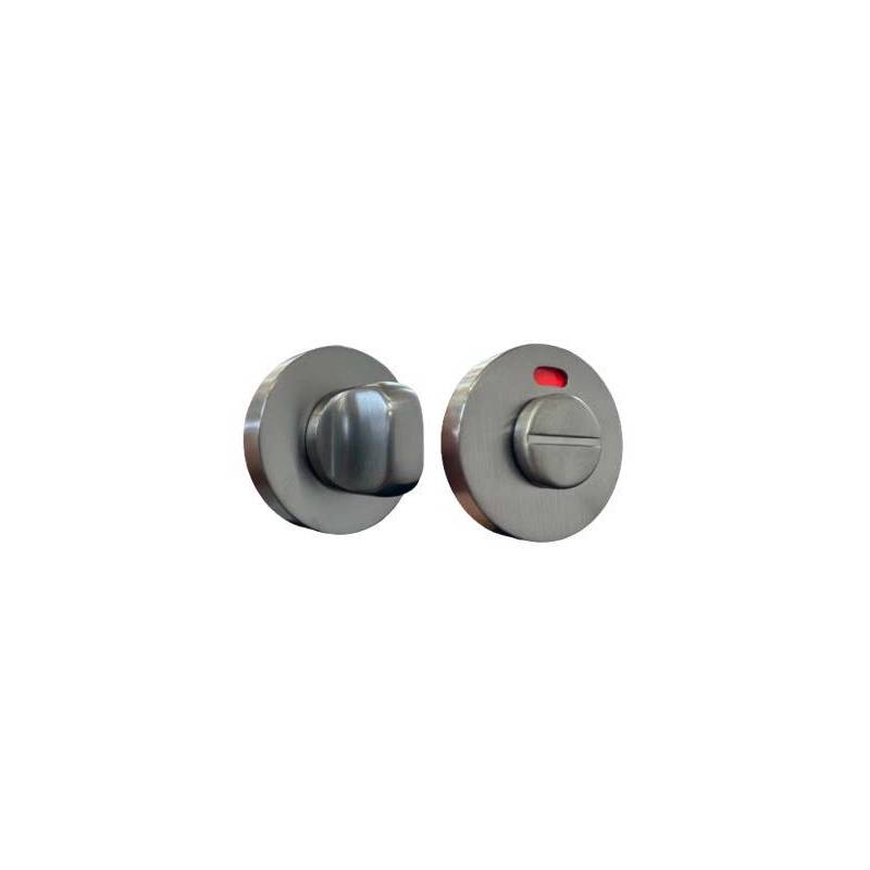 Paire de rosaces rondes conda avec voyant (BC), graphite mat