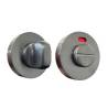 Paire de rosaces rondes conda avec voyant (BC), graphite mat