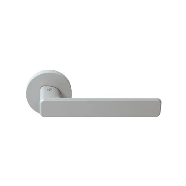 Paire de béquille MOOD DUE sur rosace ronde C04 Silver