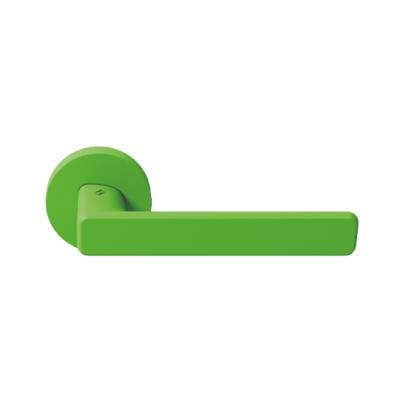 Paire de béquille MOOD DUE sur rosace ronde C11 Vert citron