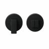 Paire de rosaces rondes conda sans voyant (BC) MOOD DUE C03 noir