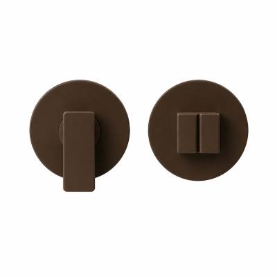 Paire de rosaces rondes conda sans voyant (BC) MOOD DUE C02 bronze