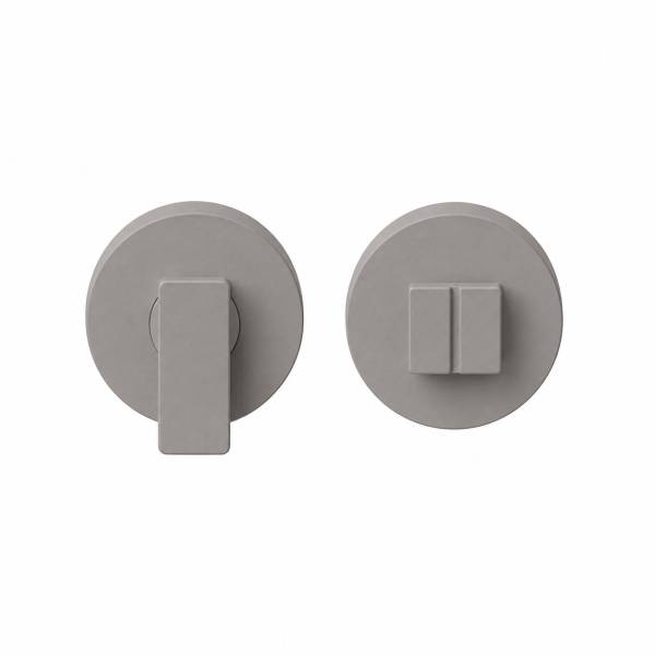 Paire de rosaces rondes conda sans voyant (BC) MOOD DUE C04 Silver