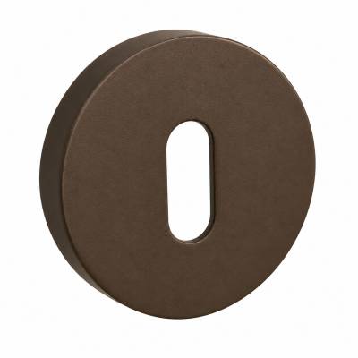 Paire de rosaces rondes MOOD ONE/DUE clé L (BC), C02 bronze