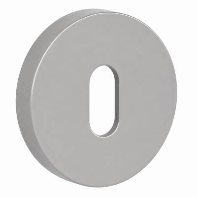 Paire de rosaces rondes MOOD ONE/DUE clé L (BC),C04 Silver