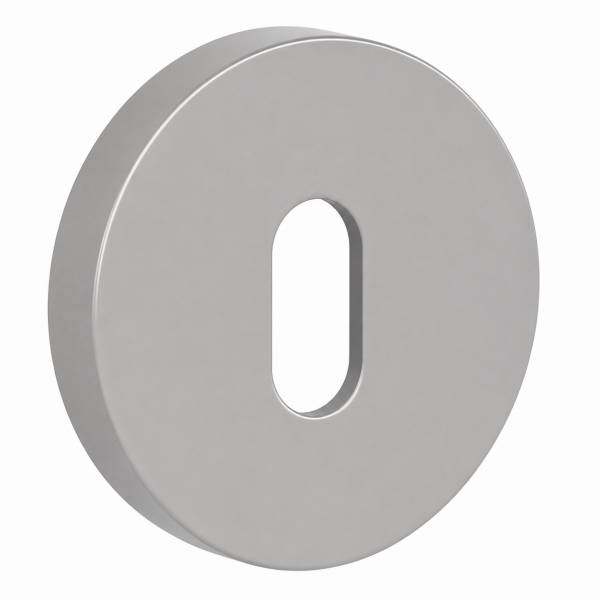 Paire de rosaces rondes MOOD ONE/DUE clé L (BC),C04 Silver