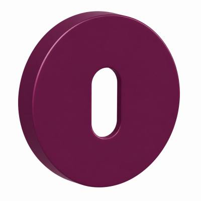 Paire de rosaces rondes MOOD ONE/DUE clé L (BC),C10 Violet