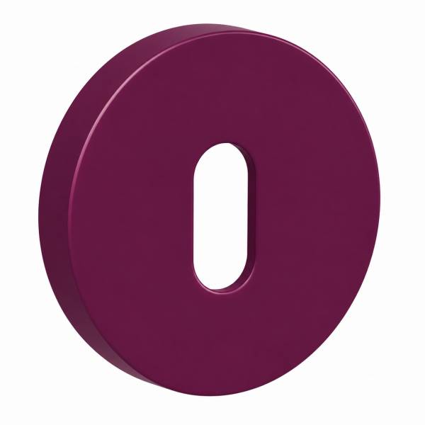 Paire de rosaces rondes MOOD ONE/DUE clé L (BC),C10 Violet