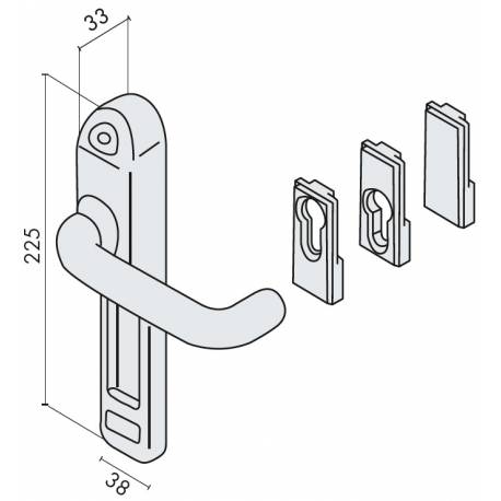Module Opéra renforcé, gris