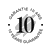 Garantie 10 ans